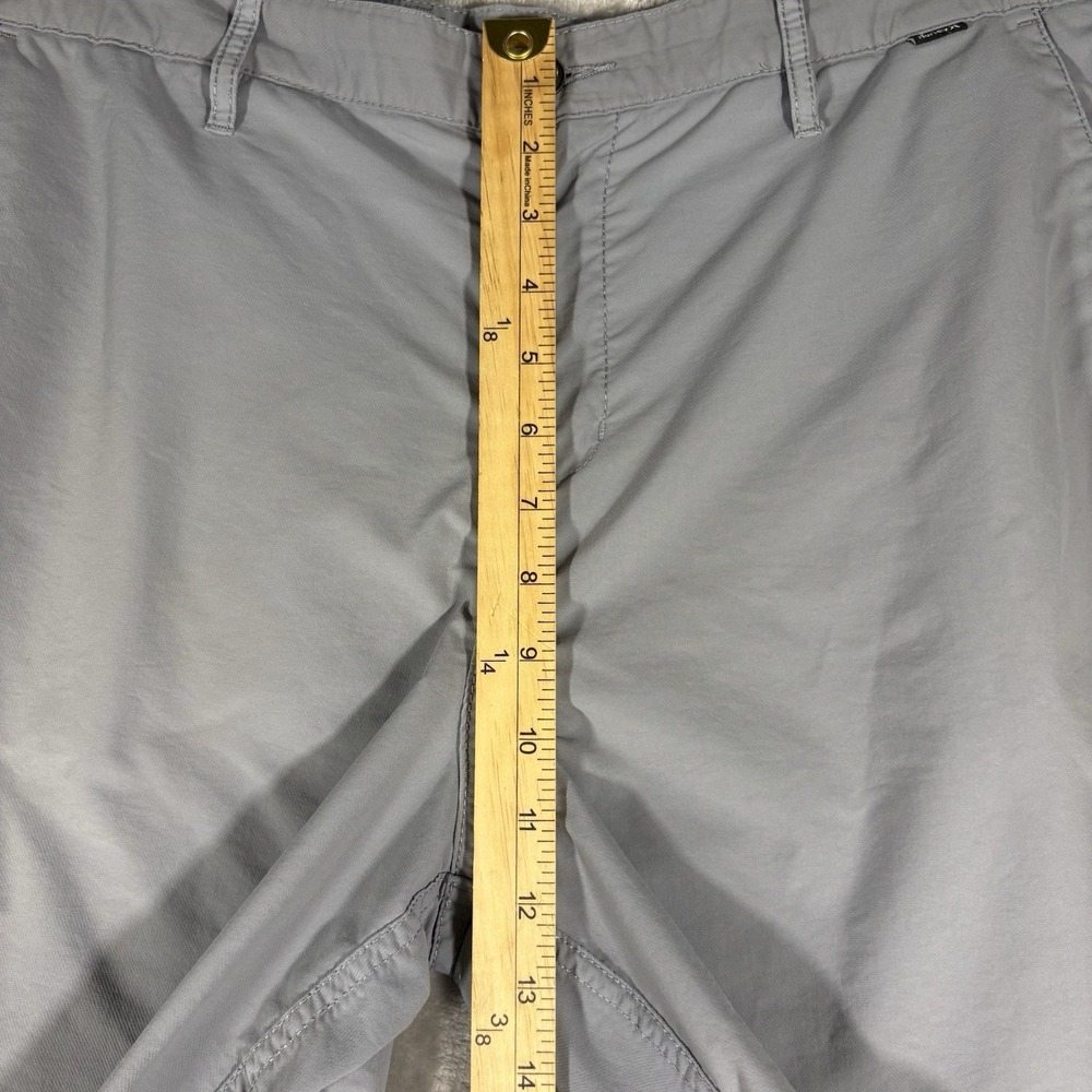 Hurley Nike DRI-FIT Mens Flat Front Shorts‎ Gray 36 Beach Coastal Athleisure - Picture 7 of 13